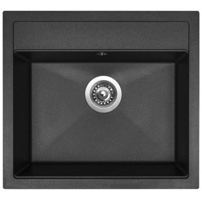 kuchyňský dřez granitový-SOLO 560 GRANBLACK Sinks - Granit - METALBLACK