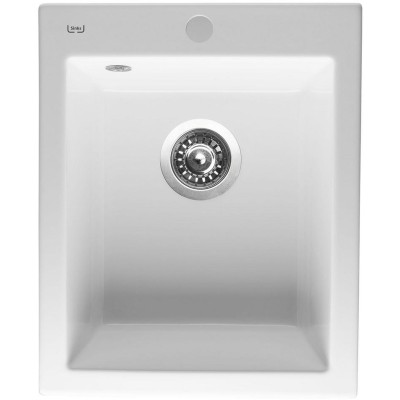 kuchyňský dřez keramický-CERAM 410 BÍLÁ Sinks