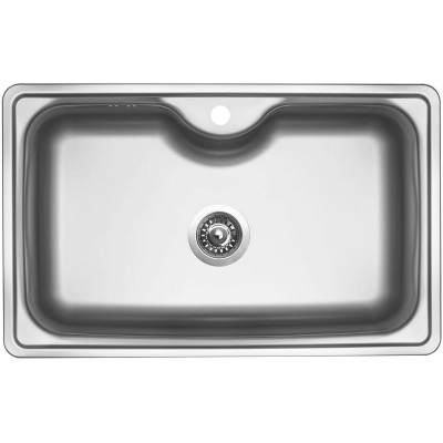 kuchyňský dřez-BIGGER 800 V 0,8MM MATNÝ Sinks