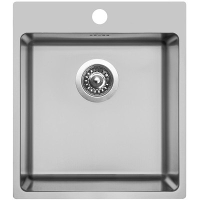 kuchyňský dřez-BLOCKER 450 V 1MM KARTÁČOVANÝ Sinks