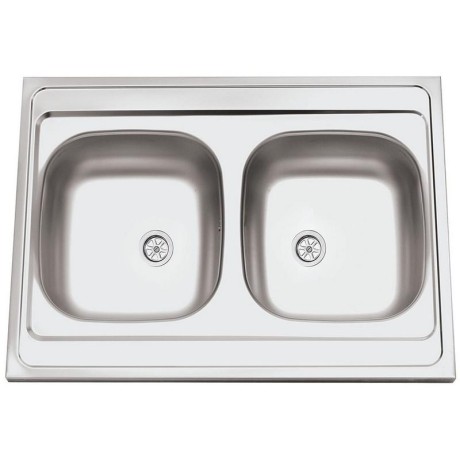kuchyňský dřez-CLP-A 800 DUO M 0,5MM MATNÝ Sinks
