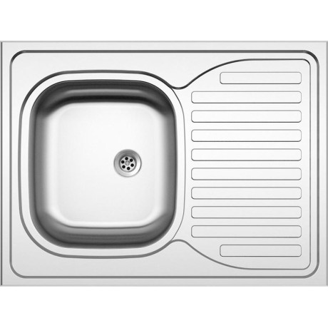 kuchyňský dřez-CLP-D 800 M 0,5MM MATNÝ Sinks - Levý / Pravý