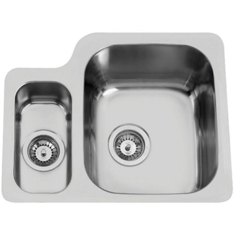 kuchyňský dřez-DUO 571.1 V 1,0MM PRAVÝ LEŠTĚNÝ Sinks - Pravý