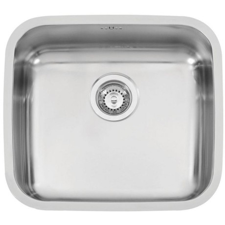 kuchyňský dřez-LAGUNA 490 V 0,8MM TROJMONTÁŽ LEŠTĚNÝ Sinks - Trojmontáž
