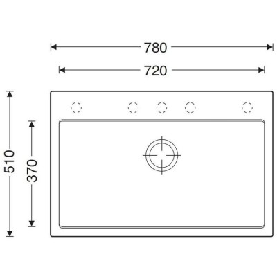 kuchyňský dřez-MAXIMO 780 METALBLACK Sinks