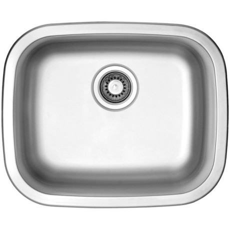 kuchyňský dřez-NEPTUN 526 V 0,6MM MATNÝ Sinks - Kulatá výpust 3 1/2