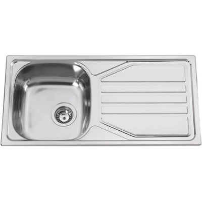 kuchyňský dřez-OKIO 860 V 0,5MM LEŠTĚNÝ Sinks