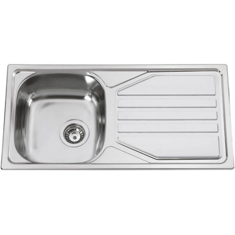 kuchyňský dřez-OKIO 860 V 0,5MM LEŠTĚNÝ Sinks