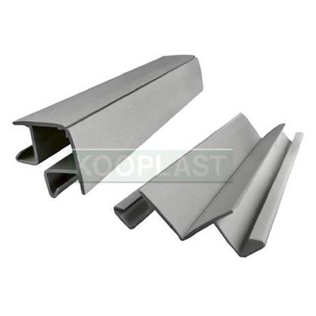 Roh / oboustranný,flexibilní / - 90° až 270° v:150 mm - nerez broušený