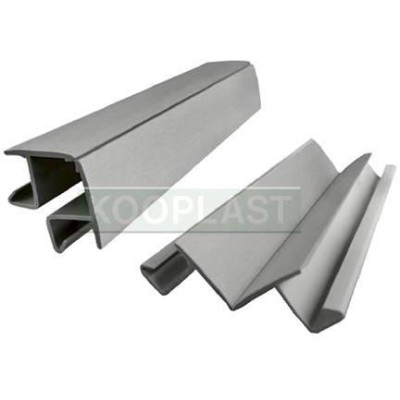 Roh /oboustranný,flexibilní/ - 90° až 270° v:100 mm - nerez broušený