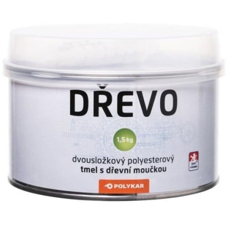 Tmel opravný POLYKAR dřevo 1,5 kg