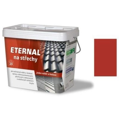 ETERNAL NA STŘECHY 10 kg červenohnědý 307
